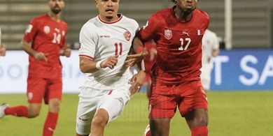 Babak I Bahrain Vs Indonesia - Diwarnai Freekick ala Cristiano Ronaldo Bikin Maarten Paes Terdiam, Skor Sama Kuat 1-1