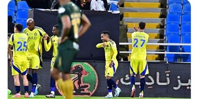 Liga Arab Saudi - Ronaldo Absen Mendadak, Al Nassr Dibantu Penalti Dramatis untuk Selamatkan Muka