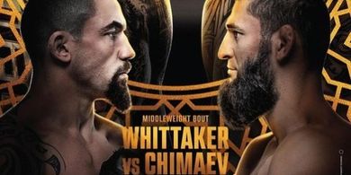 Hasil UFC 308 - Terlalu Dominan, Khamzat Chimaev Rusak Rahang Robert Whittaker