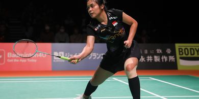 Hasil China Masters 2024 - Terjebak Kondisi di Lapangan, Gregoria Tumbang dengan Mudah