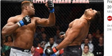 SEJARAH HARI INI - Uppercut dari Neraka, Francis Ngannou Ukir Kemenangan KO Paling Brutal di UFC