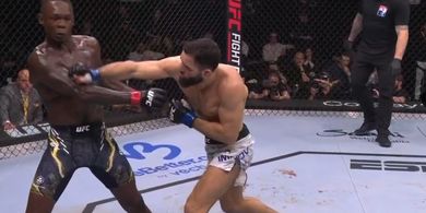 Hasil UFC Saudi Arabia - Di-KO Nassourdine Imavov, Mantan Raja Israel Adesanya Makin Tenggelam 