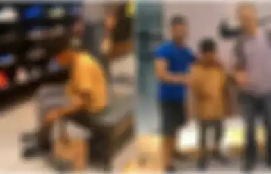 Sungguh Mulia Hatinya, Turis Asing Ini Belikan Sepatu Baru Untuk Bocah Penjual Bunga