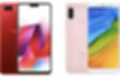 Oppo F7 vs Xiaomi Redmi Note 5