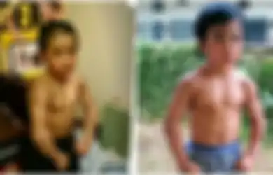 (Foto) Dijuluki Bruce Lee Junior, Inilah Ryusei yang Miliki Tubuh yang 'Mengerikan'