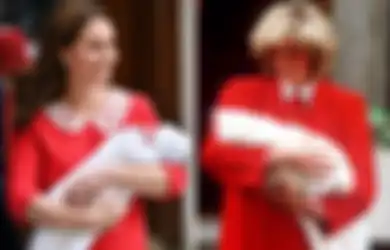 Untuk Menghormati Putri Diana, Kate Middleton Kenakan Pakaian yang Sama Saat Memperkenalkan Putranya ke Dunia