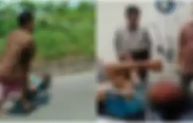 Begal Motor Tertangkap di Pasuruan, Warga yang Emosi Menyeretnya di Aspal hingga Kritis