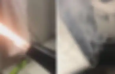 Sangar, Pengering Rambut Wanita Ini Bisa Semburkan Api Laiknya Obor Las!