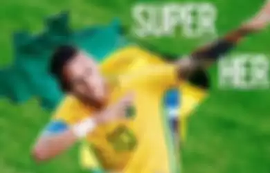 Wah, Ternyata Ini 5 Sosok Pahlawan Super Favorit Neymar sejak Kecil