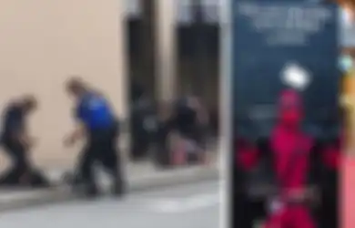 Kocak, Pakai Kostum Deadpool, 2 Pria Ini Malah Disangka Komplotan ISIS