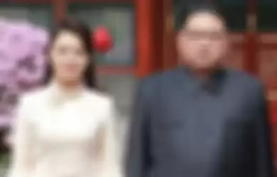 Kim Jong Un dan Ri Sol Ju.