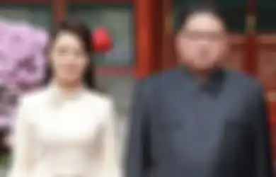 Kim Jong Un dan Ri Sol Ju.