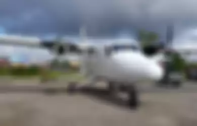 Ilustrasi - Pesawat Twin Otter Dimonim Air PK-HVU ditembaki orang tak dikenal di Bandara Kenyam, Kabupa