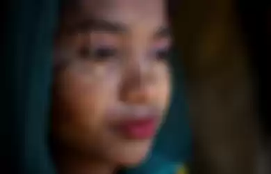 Riasan wanita Rohingnya di pengungsian