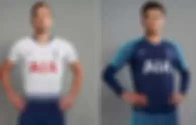 Jersi Tottenham Hotspur: Home (kiri), Away (kanan)