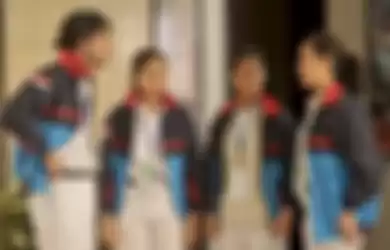Reza Rahadian, Chelsea Islan, Tara Basro, dan Bunga Citra Lestari dalam film 3 Srikandi