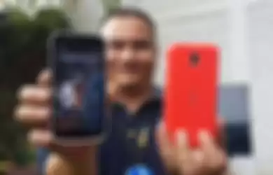 Nokia 1, produk terbaru HMD Global selaku pemegang merk smartphone Nokia saat peluncuran di Kota Mal