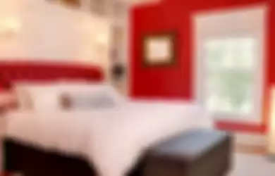 Kamar nuansa merah putih