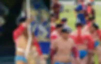Cuma Pakai Celana Kolor Biru, Inilah Fakta Unik Pembawa Bendera Mongolia di Pembukaan Asian Games 2018