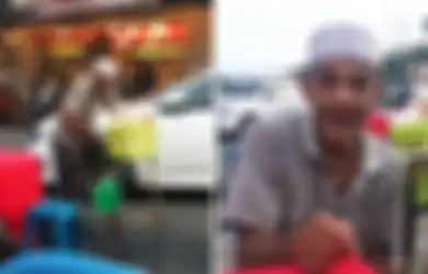 Dipaksa Anaknya, Kakek ini Jual Kerupuk di Jalanan Sambil Tertatih-tatih