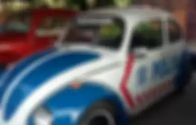 Unik! Polisi di Bali pakai VW buat Patwal