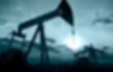 Ilustrasi ladang minyak bumi