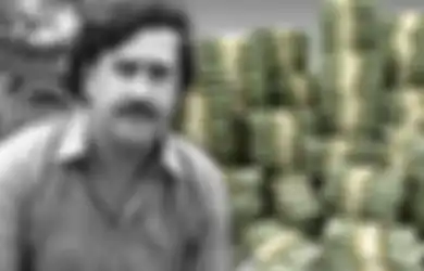 Pablo Escobar dan uang Bergepok-gepok