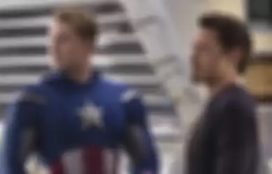 Chris Evans dan Robert Downey Jr