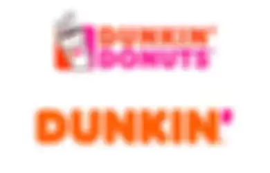 Logo Dunkin' Donuts dan logo Dunkin'