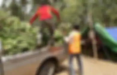 Salut! Korban Gempa Lombok Jual Pisang demi Bantu Korban Gempa Palu Donggala