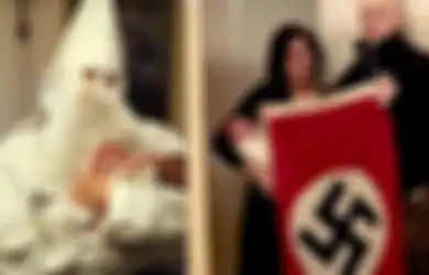Ayah Ini Dituduh sebagai Teroris Neo-Nazi Setelah Berpose Bersama Anaknya dengan Topeng Ku Klux Klan