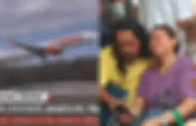 Lihat Foto Terakhir Suaminya di Kabin Lion Air JT 610 yang Jatuh di Laut Jawa, Perempuan Ini Langsung Histeris