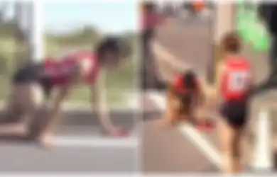 Tolak Menyerah Meski Kakinya Patah, Pelari ini Merangkak untuk Selesaikan Perlombaan