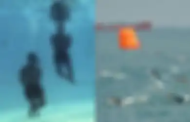 'Brutalnya' Latihan Pasukan Taifib Penemu Black Box Lion Air JT 610: Renang dengan Tangan dan Kaki Terikat