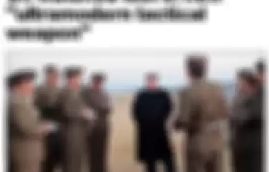 Kim Jong Un menyaksikan uji coba senjata taktis Korea Utara