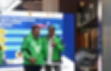 Mulyono dengan Menteri Perhubungan 