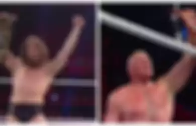 Daniel Bryan dan Brock Lesnar sukses pertahankan gelar pada Royal Rumble 2019
