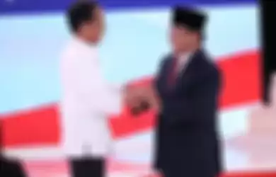 Gestur Prabowo dan Jokowi