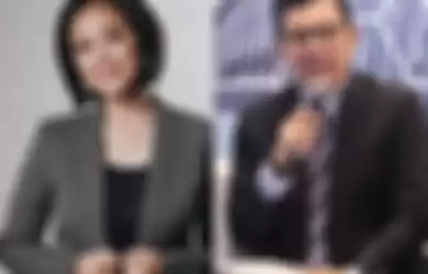 Alfito Deannova Gintings dan Putri Ayuningtyas menjadi moderator debat cawapres. 