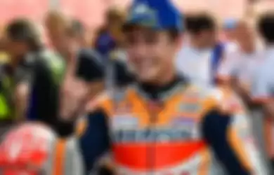 Marc Marquez berri jarak sekebon di MotoGP 2019 Argentina