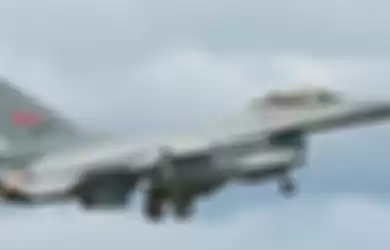 Ilustrasi jet tempur F-16 