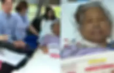 Bigman Sirait (58) terbaring lemah di dalam ambulans yang mengantarkannya ke KBRI di Singapura. Ia bersikeras ingin mencoblos dalam Pemilu 2019 yang digelar pada Minggu (14/4/2019).