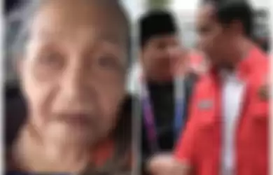 Video lucu nenek ucapkan nama Prabowo dan Jokowi.