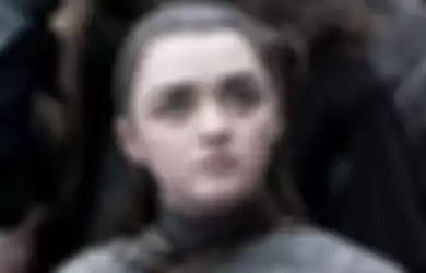 Maisie Williams sebagai Arya Stark di Game of Thrones season 8