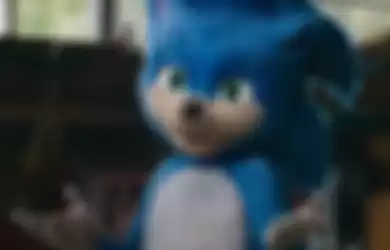 Desain awal karakter Sonic versi live-action yang mendapat banyak kritikan