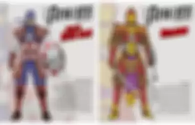Fan art karakter Avengers versi kerajaan Majapahit karya Is Yuniarto