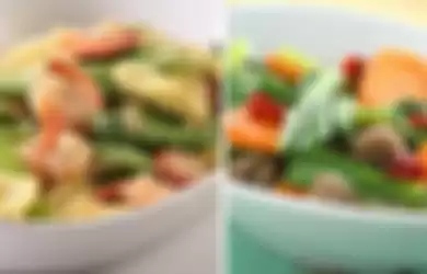 Sayur dan kacang-kacangan menjadi sumber makanan wajib saat puasa.