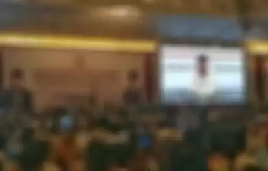 Calon presiden nomor urut 02 Prabowo Subianto saat berbicara dalam acara Mengungkap Fakta-Fakta Kecurangan Pilpres 2019 di Hotel Grand Sahid Jaya, Jakarta Pusat, Selasa (14/5/2019)