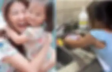 Sarwendah Biarkan Anaknya Cuci Piring Sendiri: 3 Manfaat Memberi Anak Tugas Melakukan Pekerjaan Rumah Tangga