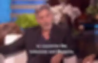 George Clooney sindir Indonesia saat menjadi bintang tamu di The Ellen DeGeneres Show